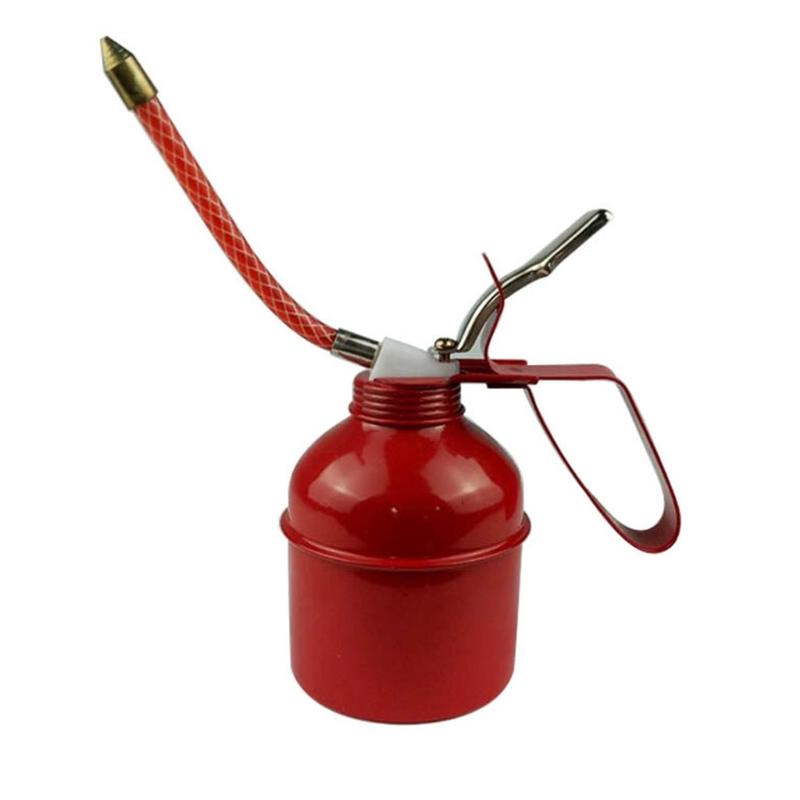 

Пистолеты насос масленка красный DIY домашний насос для обслуживания масленка банка со шлангом 300 куб. см 500 куб. см емкость пистолеты металлический горшок для масла