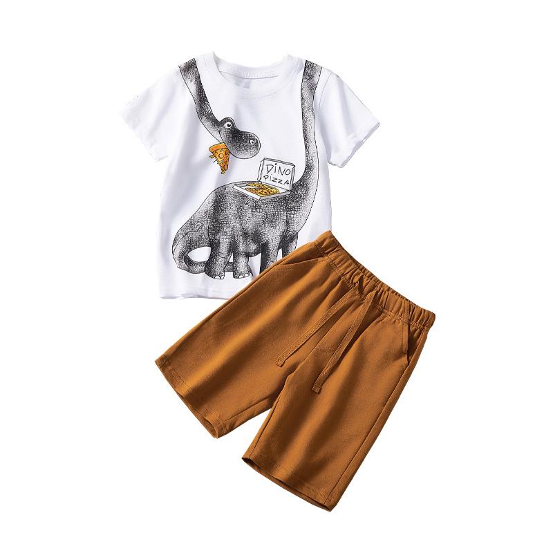 

25 новых летних комплектов с футболками с коротким рукавом и костюмами для мальчиков 120cm (6Y)