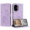 Capa de Couro para Huawei Honor 400 200 90 Pro 400 90 200 Lite 200 90 400 Smart Case Carteira Gato 3D Tampa Traseira Flip Capa Slot para Cartão