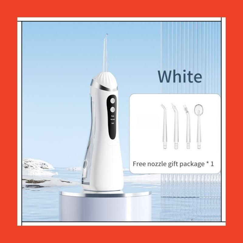

Oral Water Flosser 3 Modes Irrigador Dental Water Tank Oral Irrigator Dental Flusher Usb Rechargeable Portable Teeth Cleaning белый