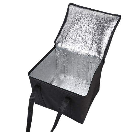 Insulated Grocery Shopping Bag Bento Container with Handle Zipper Closure Large Capacity Thermal Insulation Tote Bag