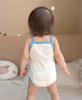Newborn Infant Sleeveless Romper - Cute Strappy Summer Bodysuit for Boys & Girls