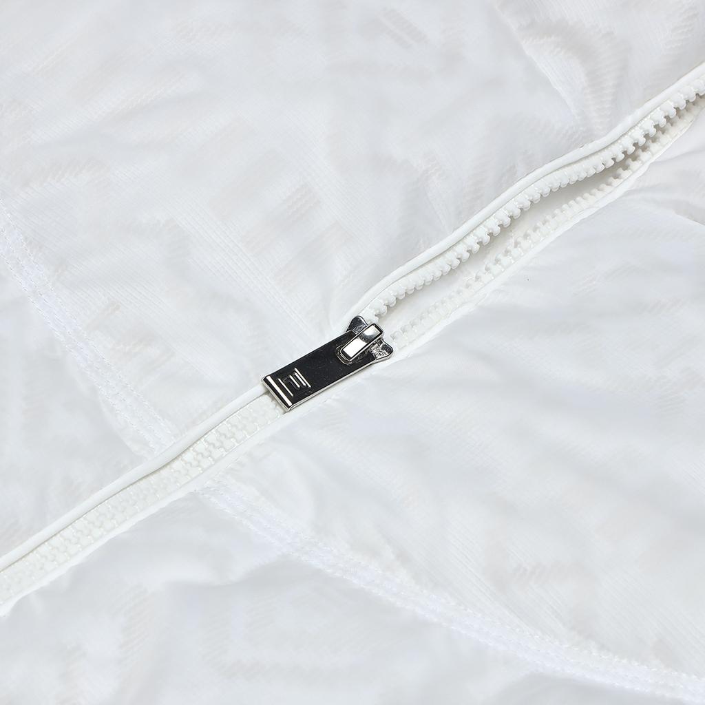 FILA Solid Color Zip Stand Collar Down Jacket Women outerwear White F11W344919F-WT