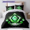 Set Copripiumino Trapuntato con Logo Werder Federa Decorazione per la Casa Regalo di Compleanno (1 * copripiumino + 2 * federa, senza nucleo)