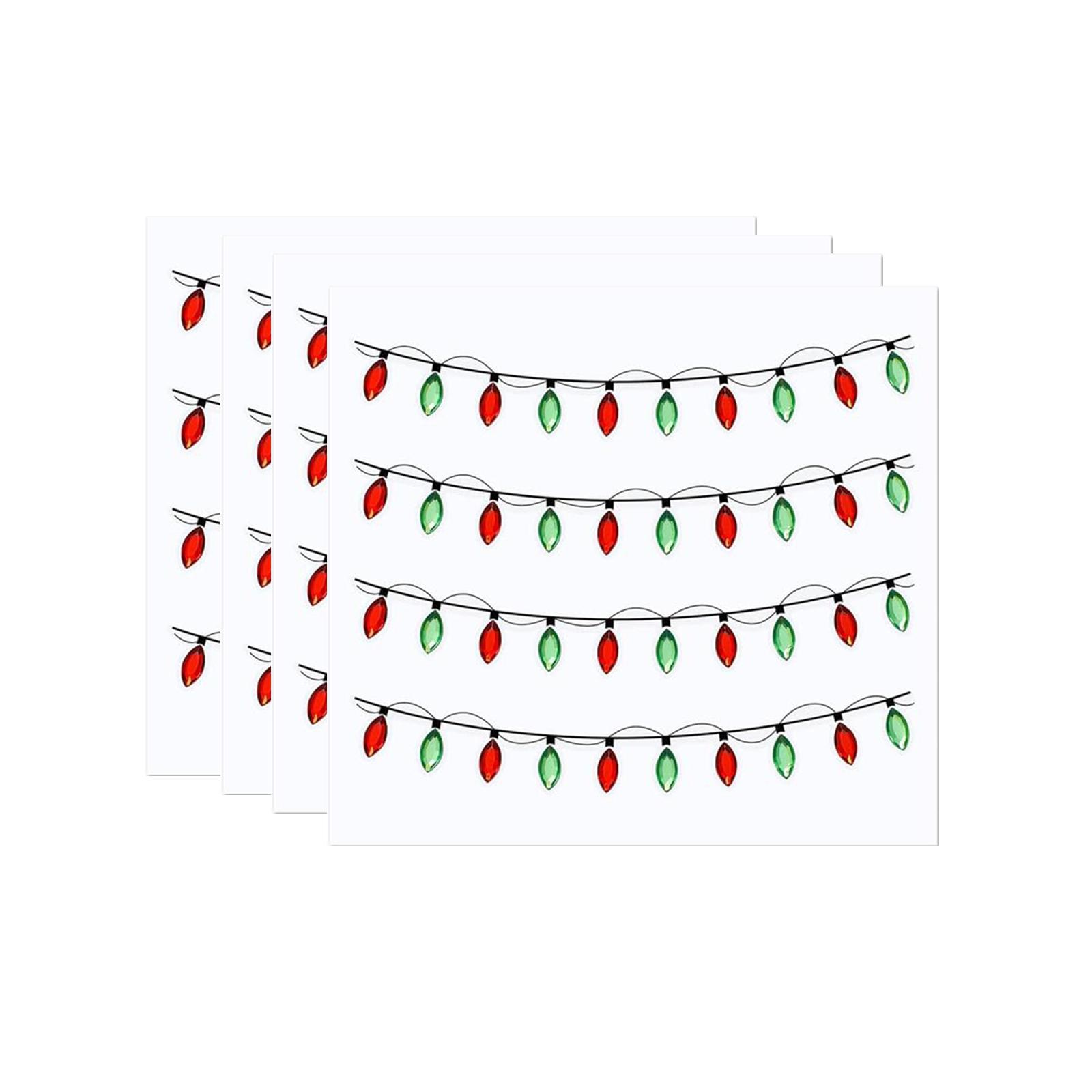 

Christmas Lights Stickers For Crafts One Size