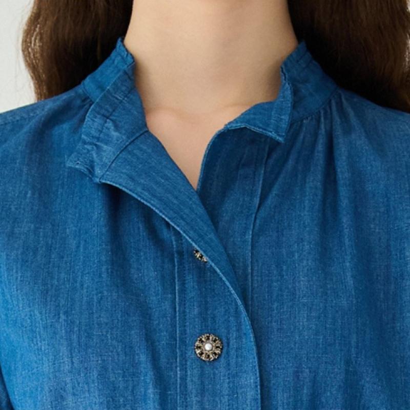 BCBG Vintage Denim Dress B3m3o601