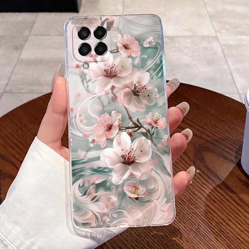 Casing For Samsung M33 5G Case M336B Aesthetic Fashion Cute Cat Transparent Bumper Cover For Samsung Galaxy M33 M53 Phone Case