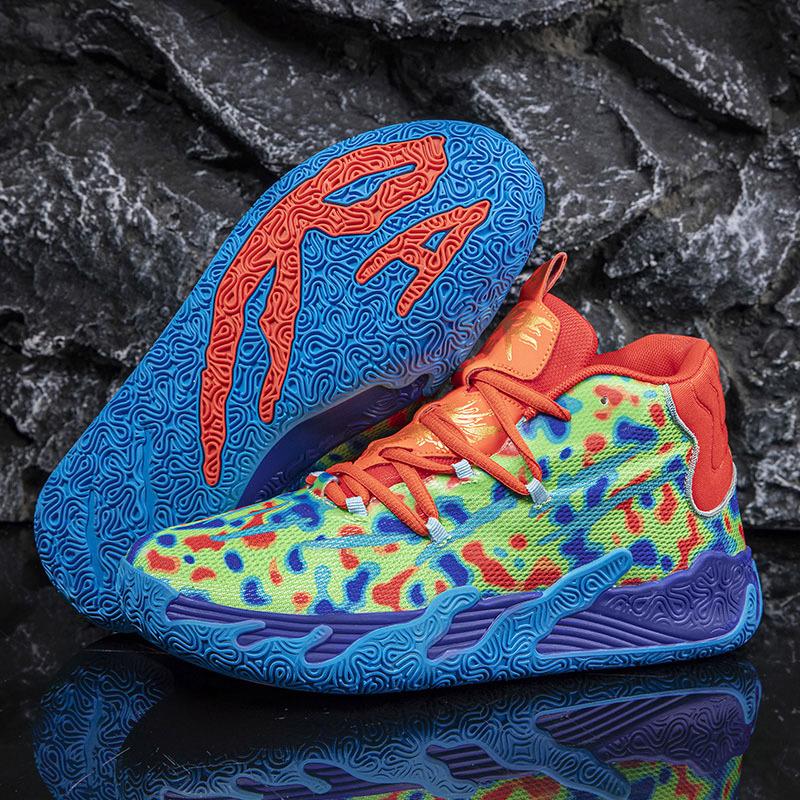 Primavera nuevo deportes transpirable resistente al desgaste amortiguación zapatos deportivos para hombre zapatos de baloncesto para hombre zapatos casuales