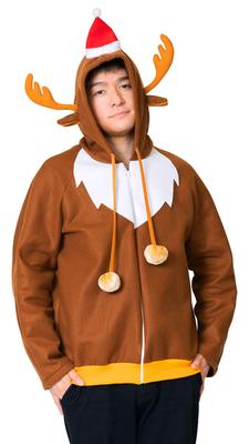 Party City Reindeer Parka Costume 180cm Men's