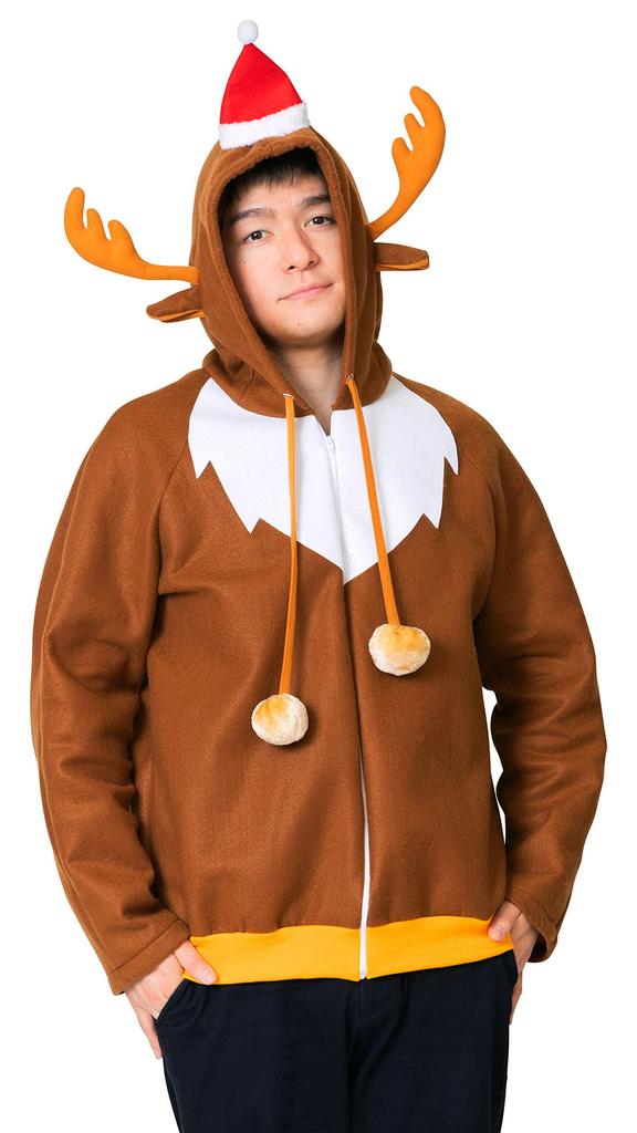 Party City Reindeer Parka Costume 180cm Men's
