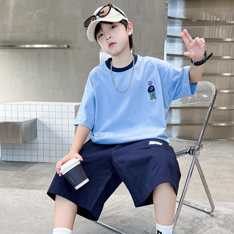 Boys' Summer Set - Short Sleeve Fashionable Trendy Outfit