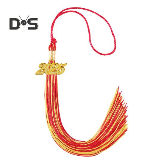 2025 Graduation Tassel 9-Inch Tassel with 2025 Year Charm Standard Tassel Class of 2025 Keepsake for Graduation Ceremonies Photos