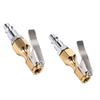 2pcs Closed   Clip On Tire   Chuck Brass 1Celsius4in NPT Male Quick Connect Locking Tire Chuck For   Compressor
