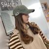Hat Female Japanese-Style Retro Side Patch Pure Color Baseball Cap Minimalist Casual Spring and Summer Sun Hat Soft Peaked Cap Men