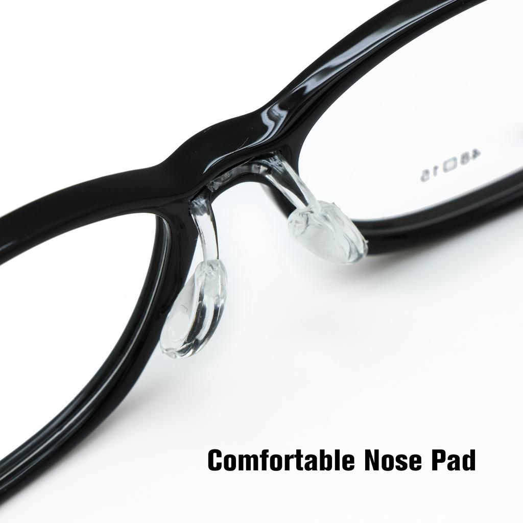 Kids TR90 Optical Glasses Oval Frame Size 48 with Elastic Strap Retainer Flexible Bendable for Boys Girls 6-10 Years Old