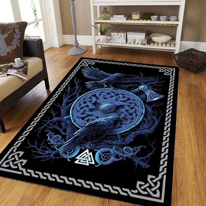 

Viking Tarot Witchcraft Living Room Carpet Decor Sofa Table Large Area Rugs Bedroom Bedside Anti-slip Floor Mat Alfombra 40X60CM