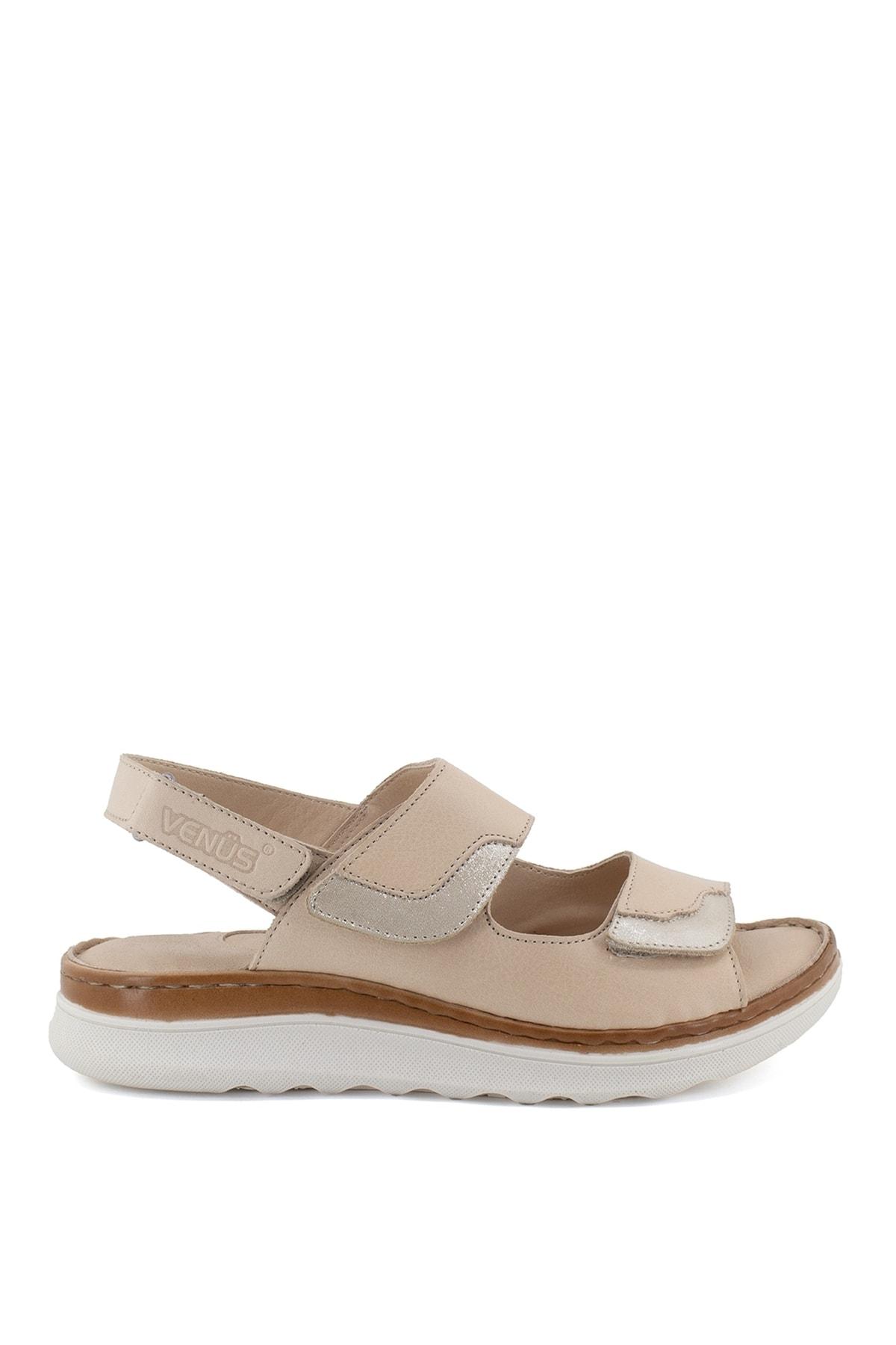 

Women s Casual Sandals 22981715Y Genuine Leather Sandals Beige 37