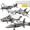 Bausteine Flugzeugserie J-20 J-15 Kampfjet Militär Jungen Bastelspielzeug