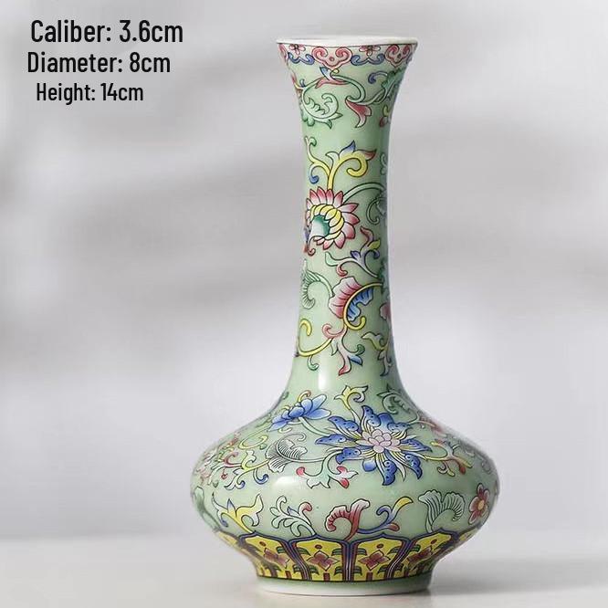 Antique Blue and White Chinese Porcelain Vase - European & American Handicraft for Flower Arrangements