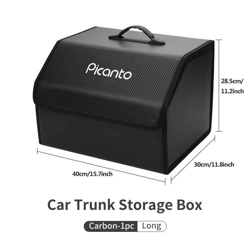 Car Organizer Trunk Storage Bag Stowing Tidying Emergency Box For KIA Niro Soul Stonic Picanto Proceed Sorento Cerato zpjm80
