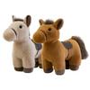 Horse Plush Doll Soft Stuffed Animal Toy Realistic Pony Desk Ornament Classic Birthday Gift for Children