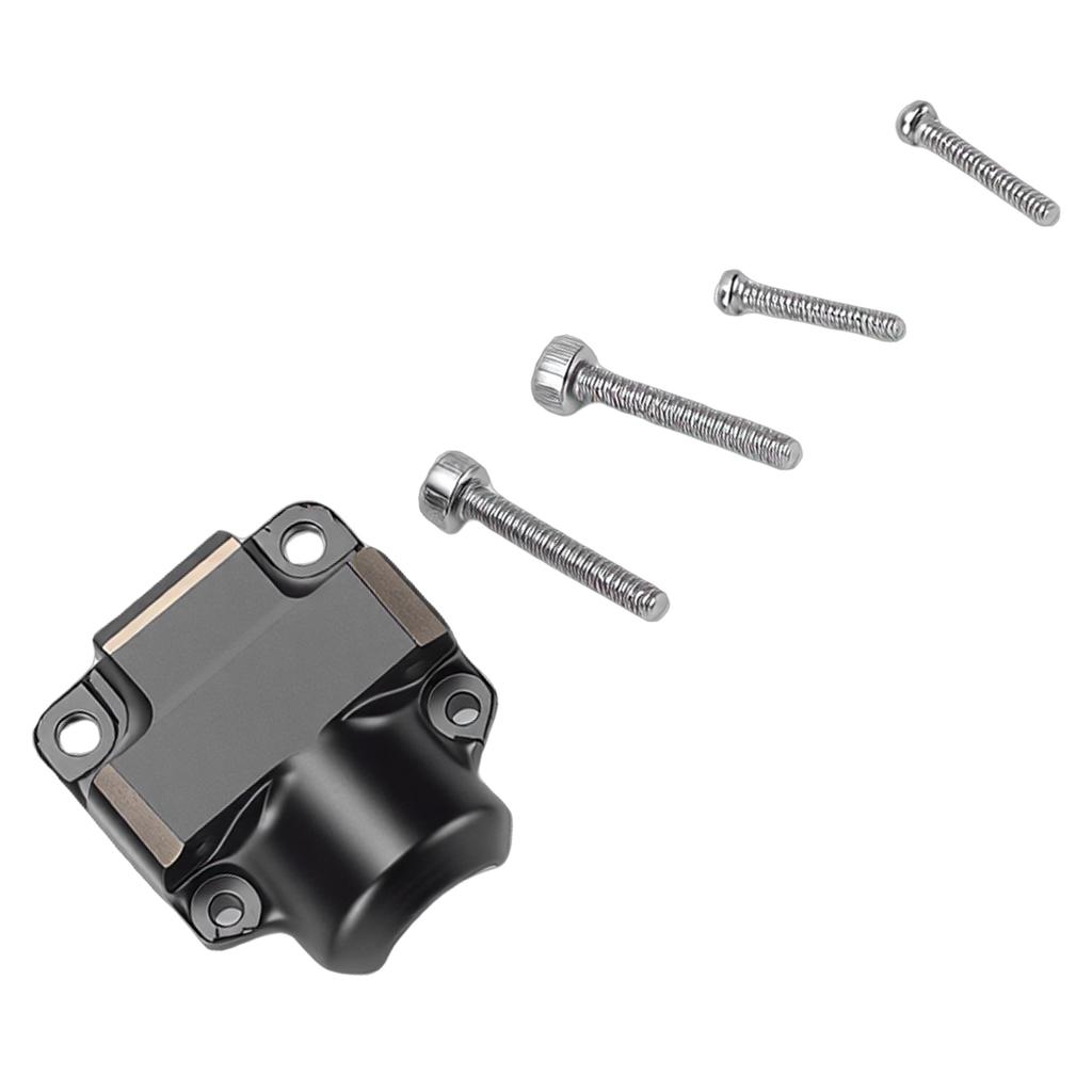 RC Front Axle Cover Fit for SCX30 1Celsius30 RC Crawler Car Upgrades Parts Brass 4g Electrophoretic Black Coating