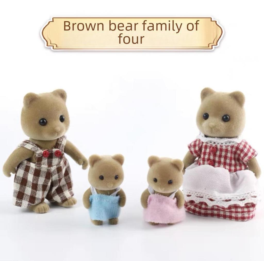 Senbel Mini Rabbit Doll Clothes Accessories for Children's Play House Set