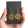 Bohemian Sun Stainless Steel Geometric Earrings For Women