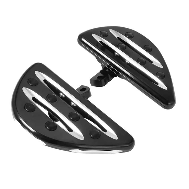 A16P-Rear Foot Pegs Passenger Floorboard For Motorcycle Footrest For Softail Heritage Touring Electra Glide Sportster Dyn
