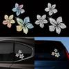 Floral Glitter Decorative Car Stickers Waterproof Dly Auto Rear Windshield Fuel Tank Cap Window Motorcycle Vinyl Decals Decor