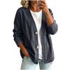 Langarm Übergröße Vintage Jeansjacke lässig locker Frühling Herbst Damen Denim Jacke Mantel