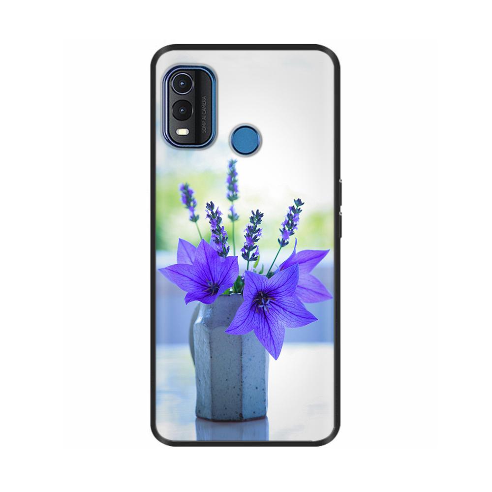 Θήκη για Nokia G11 Plus Χαριτωμένη Καρδιά Λουλούδι Μαλακή Σιλικόνη Πίσω Κάλυμμα για Nokia G11 Plus NokiaG11 G 11 Προστατευτικό Μαύρο TPU Θήκες Κινητού