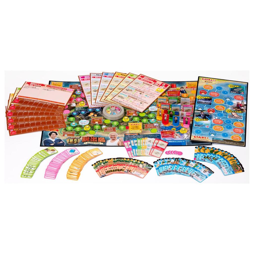 Adventure Boy Escape Island Survival Board Game Sugoroku Toy