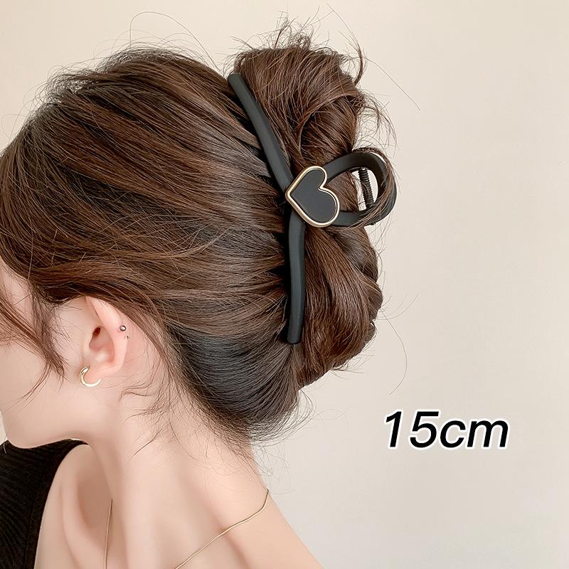 2025 Elegant Large Hair Clip for Women - Chic Shark Design for Thick Hair