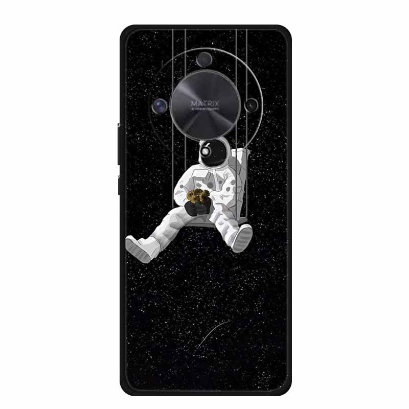 Gift Phone Cases for Honor X9a TPU Soft Silicone Back Cover for Huawei Honor X9 X 9A Funda Honor X9b X 9 a b Coque Spaceman Moon