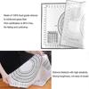 Pastry Mat With Measurements Compatible With Rolling Out Dough Oil Brush ,black