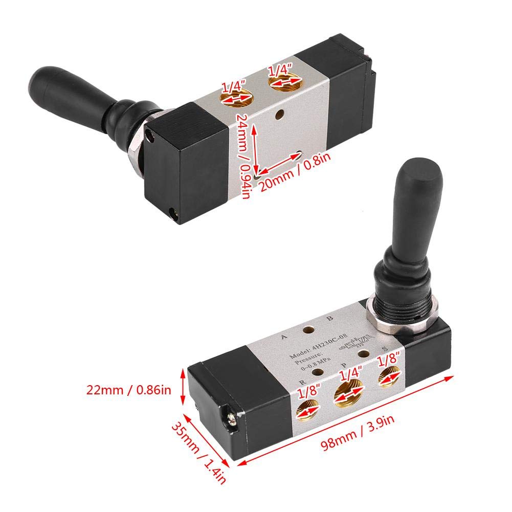 KIMISS Manuelles Steuerschalter Rad Reifenwechselhelfer Armsteuerung Luftventil
