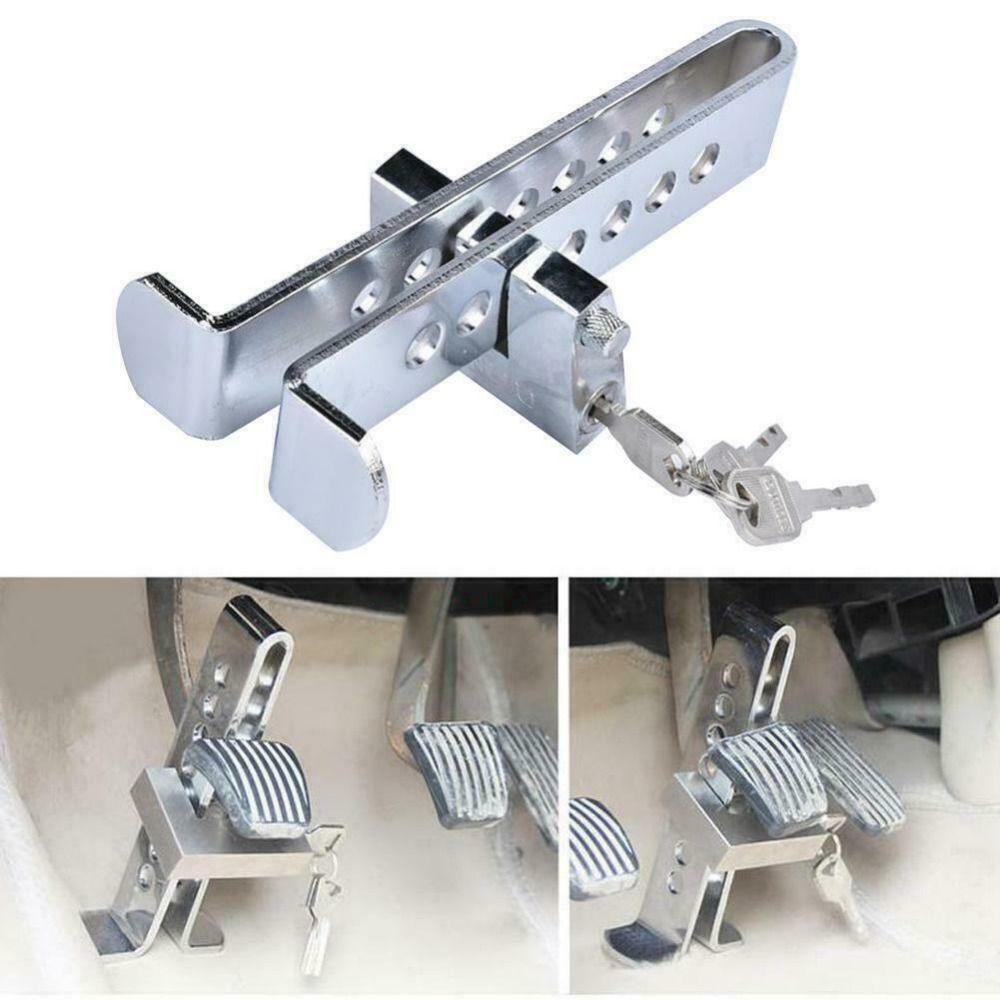 

Security Security Anti-Theft Pedal Lock Auto Steering Wheel Brake Pedal Lock Vehicle Car Truck 8 holes