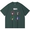 230 g/m² 100% Bavlna T-shirt Heavy Metal Rocková Kapela Tisk Populární Hudby Unisex Těžký Bavlněný T-shirt