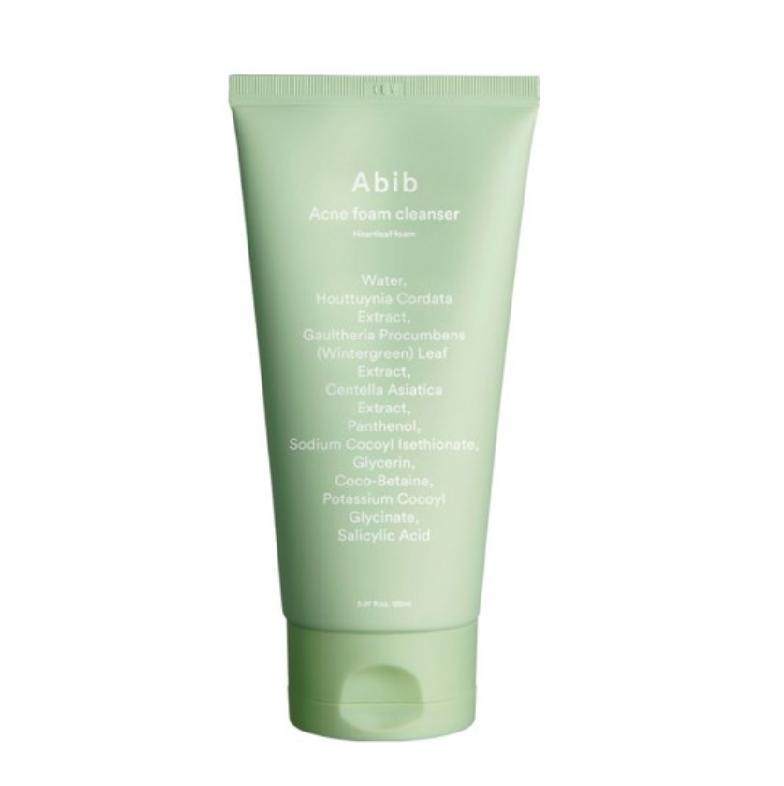 Abib Acne Foam Cleanser Heartleaf Foam Gentle Deep Cleansing Facial Wash 150ml