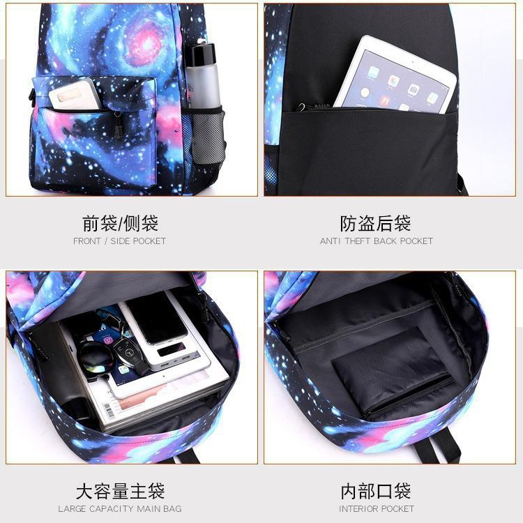 Lionel Messi · Peripheral Printed School Bag Three-Piece Pencil Case Shoulder Bag Backpack