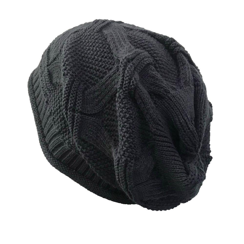 Women Casual Outdoor Knitted Hats Crochet Knit Hip-hop Cap Woolen Caps
