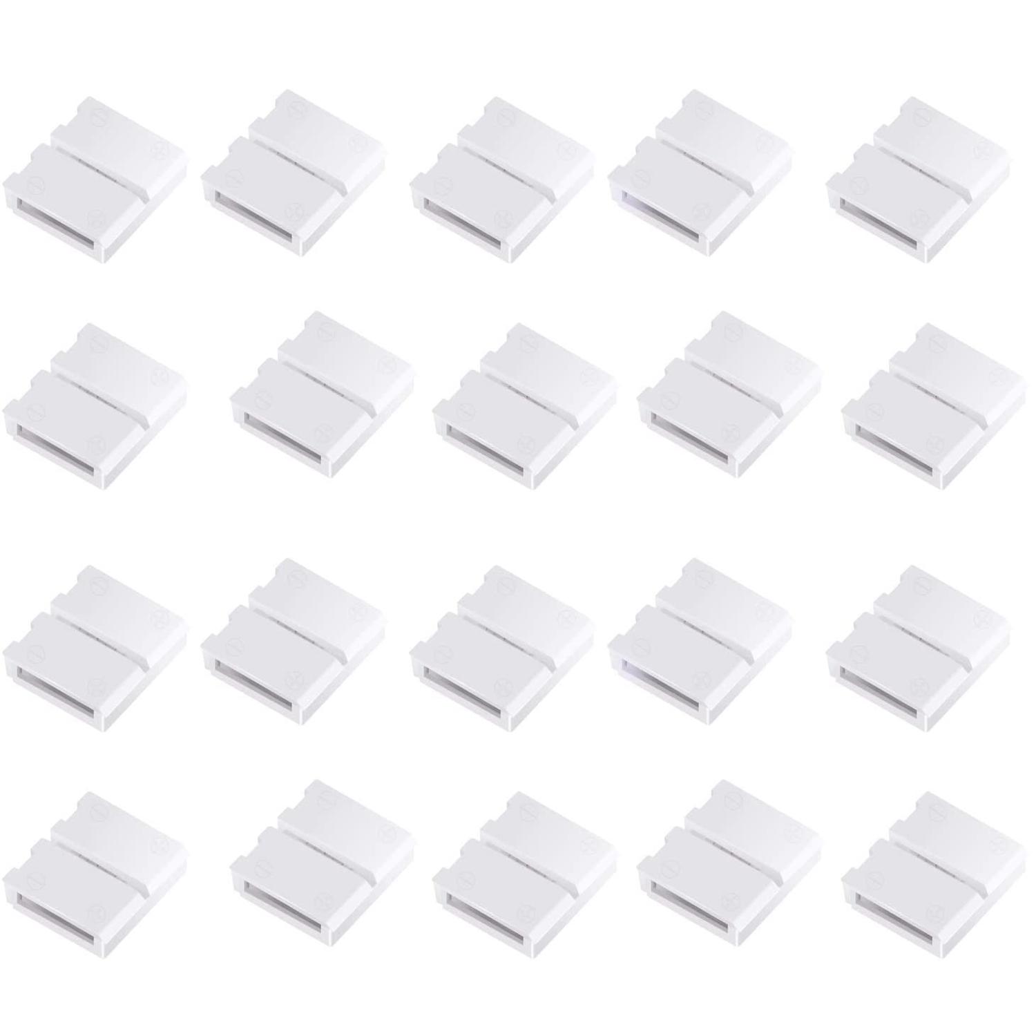 

10/20/50 шт. PBC Безпайкові Бездротові 5050 RGB 10 мм Світлодіодні Стрічки, 4-контактні з єднувачі 20PCS