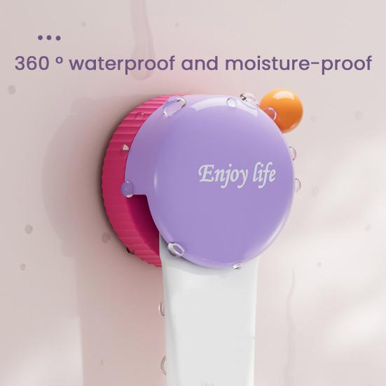 Wall Mount Toothpaste Hanging Clip with Hook Waterproof Strong Load-bearing Easy To Install Toothpaste Clamp Cream Organizer