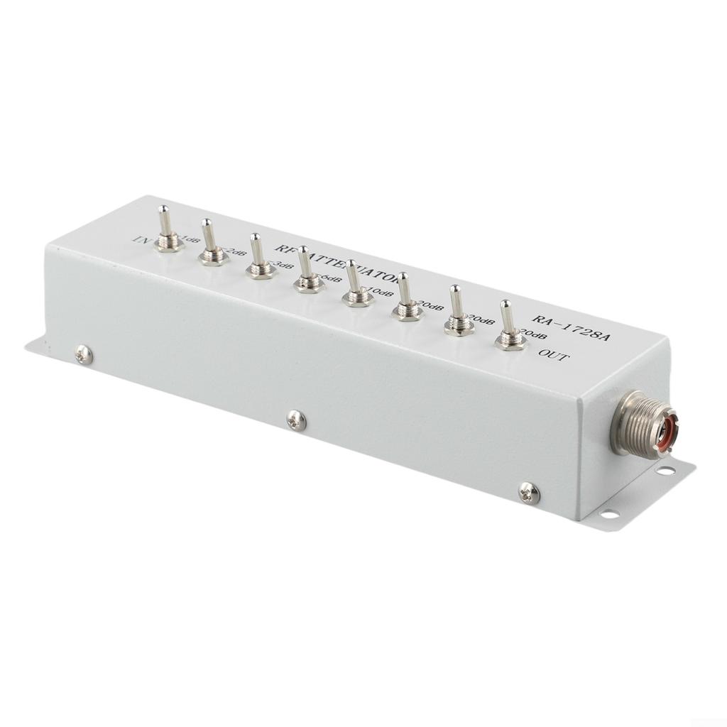 0 - 82DB VARIABLE/ STEP ATTENUATOR 50 OHM for Ham Radio Transmitter Etc