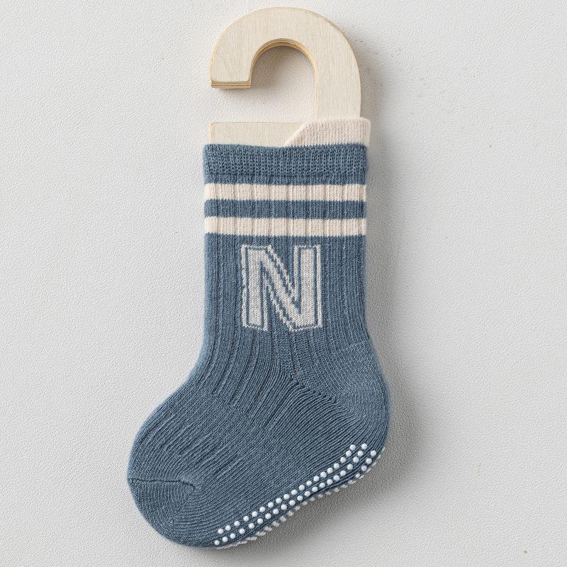 Newborn & Toddler Non-Slip Floor Socks: Spring/Summer Style with Waistband