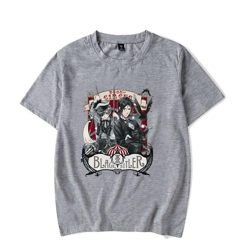 Hot Black Butler Graphic T Shirt Women's Men's Fashion T-shirts Short Sleeve Shirts Summer T-shirts Plus Size Tops Cool T Shirts