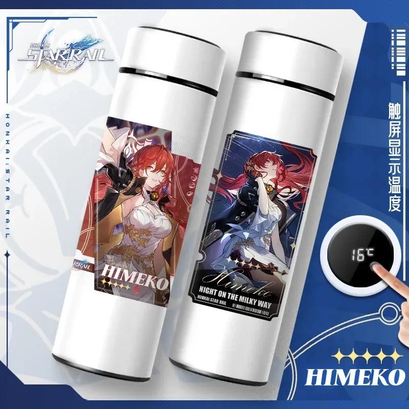Bottiglie Termiche Honkai Star Rail con Display della Temperatura Tazza Sottovuoto Honkai Impact 3 Acciaio Inossidabile Borraccia Tazza da Caffè Regali Anime