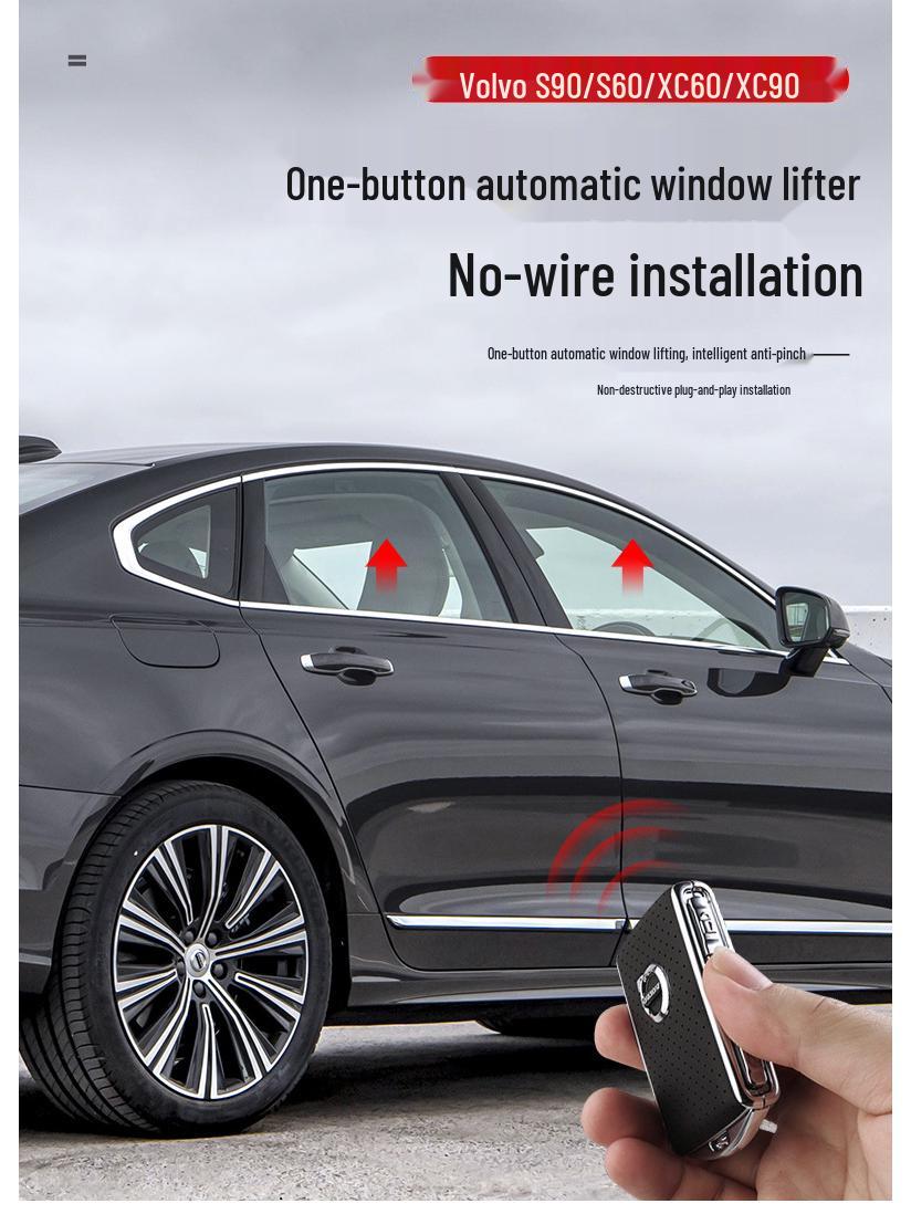 

Автоматический стеклоподъемник Volvo XC60/S90: Однокнопочный доводчик стекол для S60/XC90/XC40 Smart Lift Модификация Electric