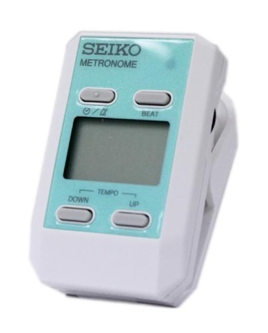 SEIKO Digital Metronome Clip Type Mint Green DM51G Rotary volume for volume adjustment and mute